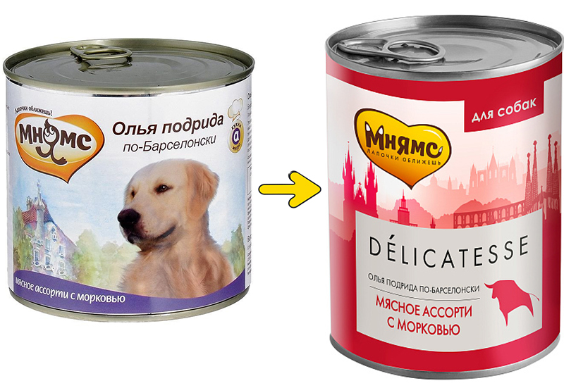 Мнямс консервы для собак Олья Подрида по-Барселонски